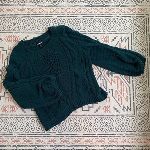 ✔️SOLD Express Cable Knit Chenille Sweater